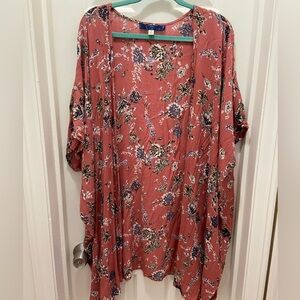 Women’s Blue Rain Duster